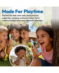 Contixo TK1 Kids Walkie Talkies 2-Pack, Video and Voice Communication Toy, Flashlight, Voice Changer, Rechargeable