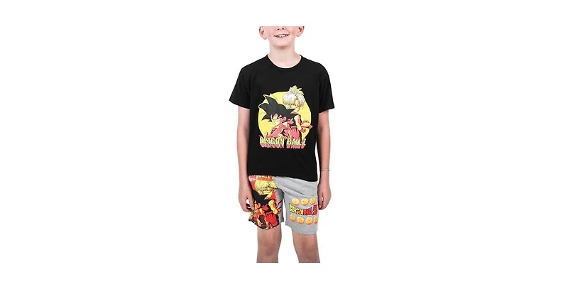 Dragon Ball Z Boys Anime Heroes Graphic Tee And Shorts Set