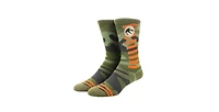 Jurassic Park Men's Camo Dinosaur Athletic Crew Socks
