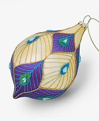 Holiday Lane Peacock Drop Ornament, Macy's Exclusive
