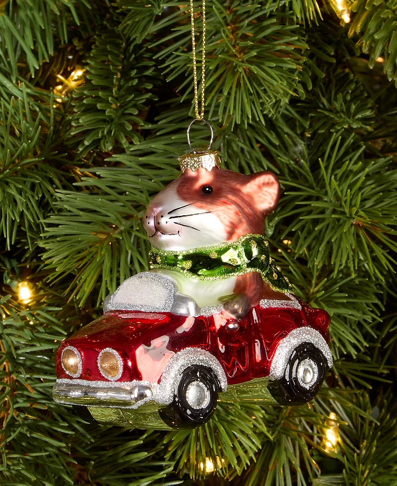 Holiday Lane Pets Mouse On Car Ornament, Macy's Exclusive