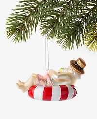 Holiday Lane Florida Glass Beach Santa Ornament, Macy's Exclusive