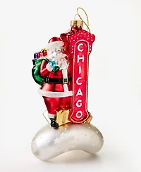 Holiday Lane Chicago Santa Ornament, Macy's Exclusive