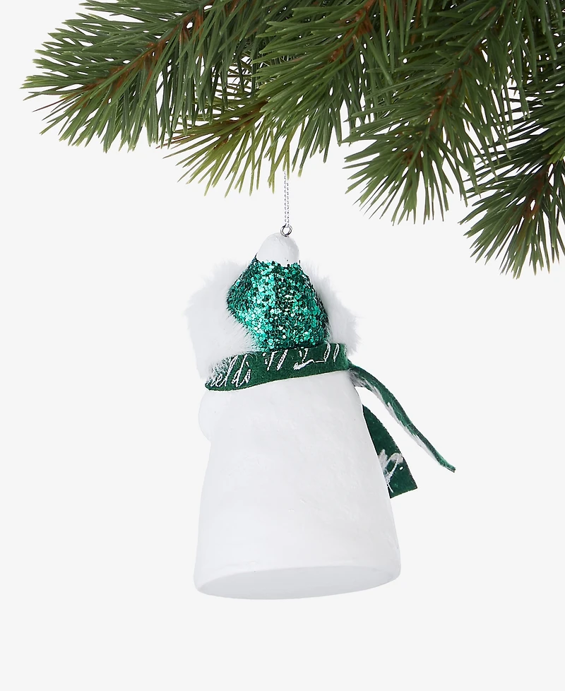 Holiday Lane Chicago Marshall Fields Snowman Ornament, Macy's Exclusive