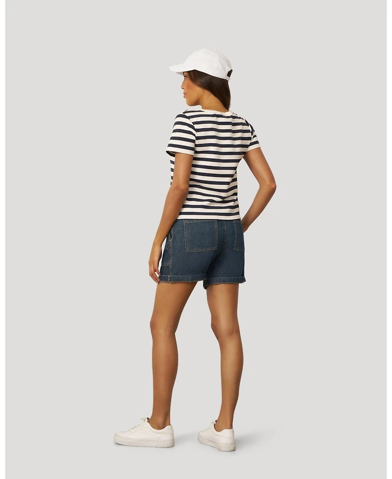 Cable and Gauge Women's Essential Stripe Tee