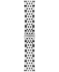 Tissot Unisex Round Silver Stainless Steel Watch 39mm
