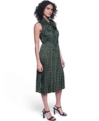 Karl Lagerfeld Paris Women's Printed Midi Dress