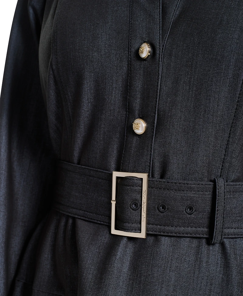 Karl Lagerfeld Paris Women's Denim Shirt Dress