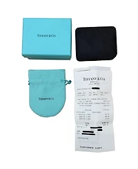 Pre-Owned Tiffany & Co Platinum Diamond Inside-Out Hoop Earrings