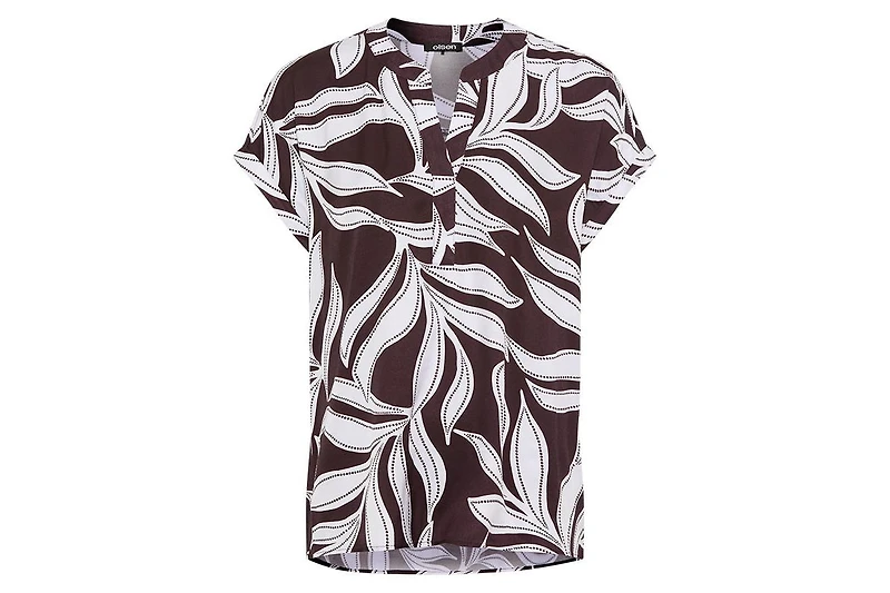 Olsen Women's Dotted Leaf Blouse