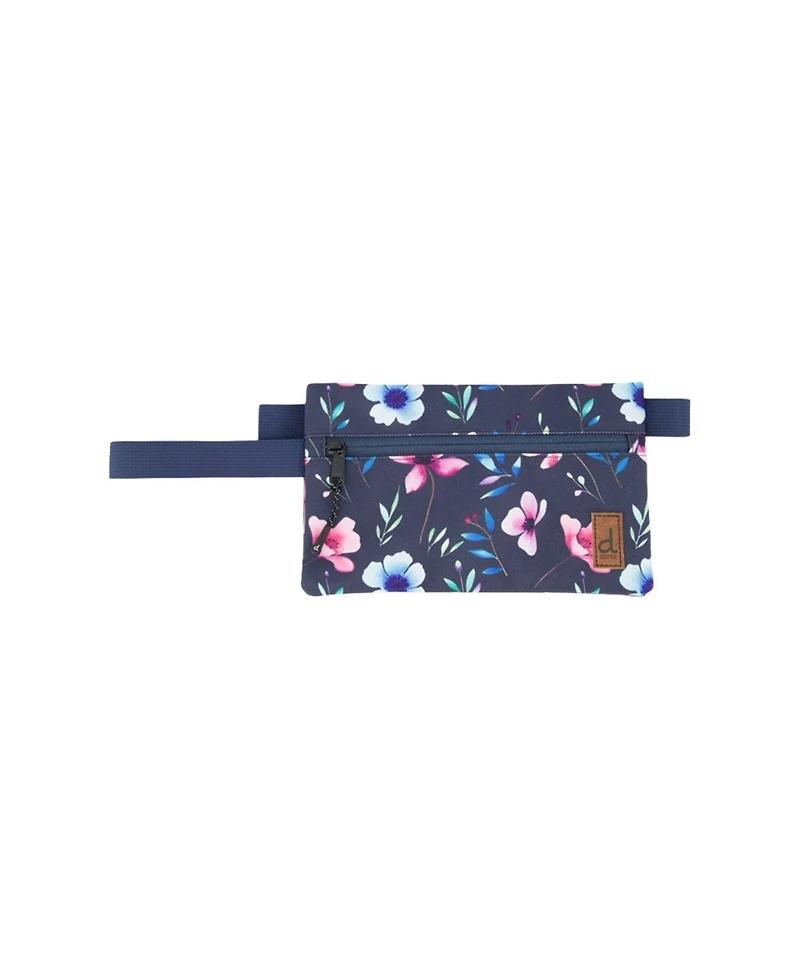 Deux par Deux Little Girl Floral Practical Stylish Compact Pencil Case