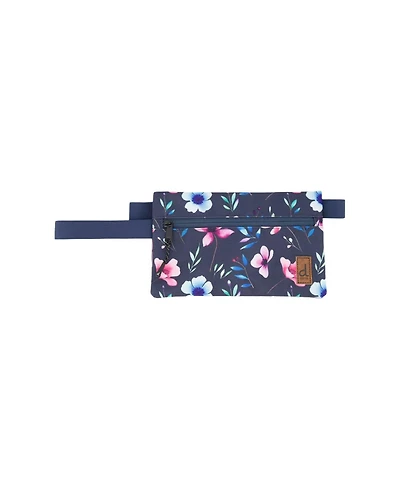 Deux par Deux Little Girl Floral Practical Stylish Compact Pencil Case