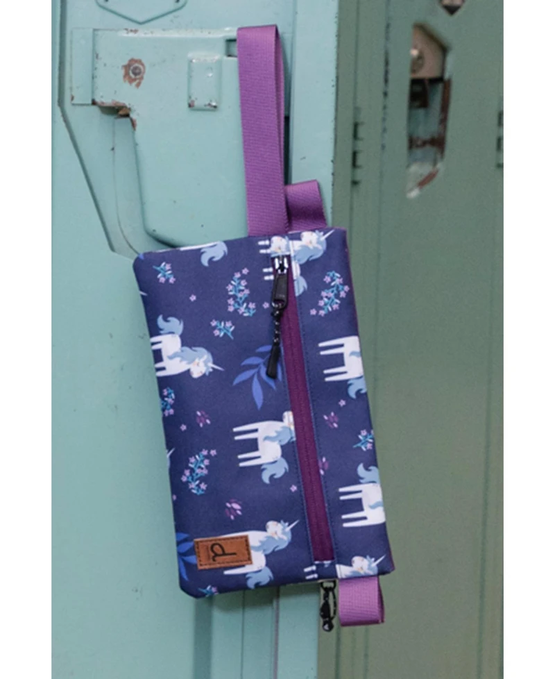 Deux par Deux Little Girl Unicorn Compact Functional Charming Pencil Case