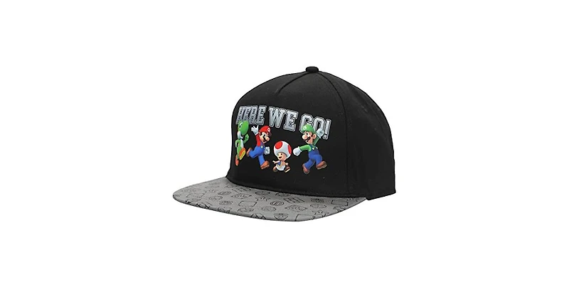 Super Mario Boys Bros Here We Go Hat