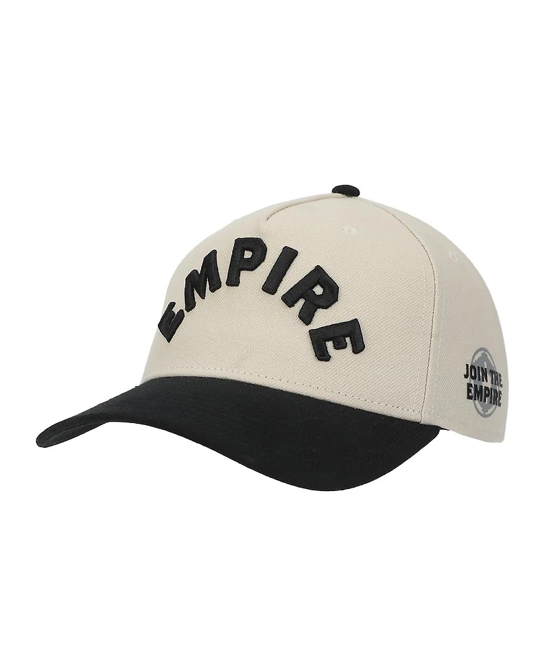 Star Wars Men's Empire White & Black A-Frame Snapback Hat