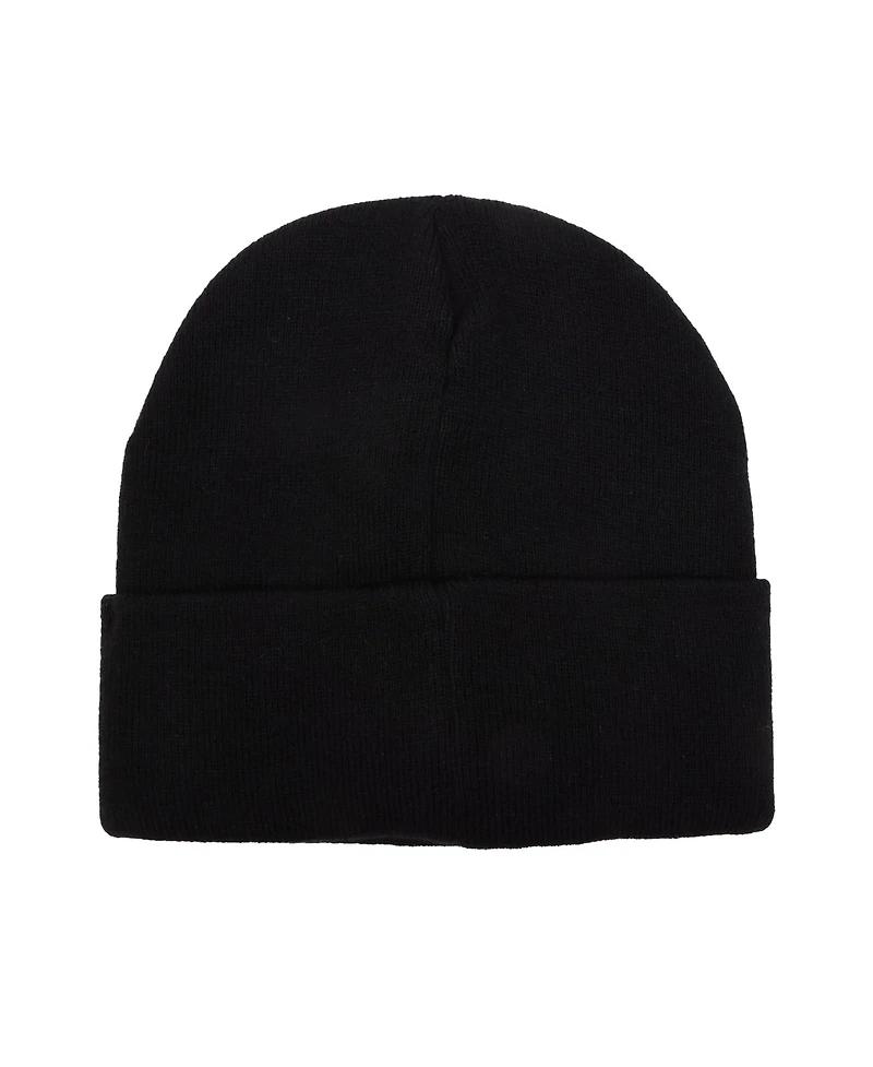 KPop Demon Hunters Men's Huntr/x Black Cuff Knit Beanie