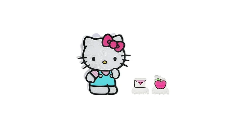 Hello Kitty 3 Piece Hair Claw Clip Set