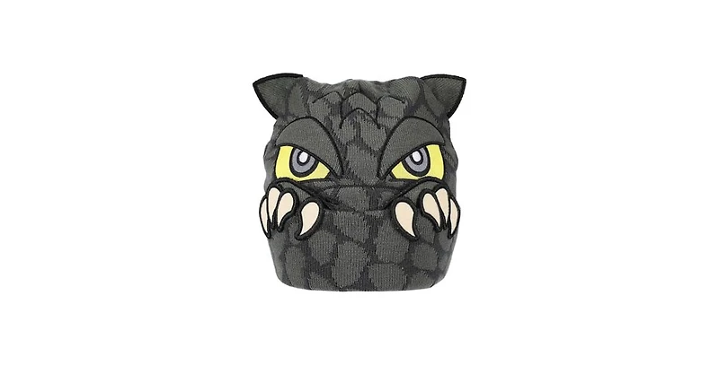 Godzilla Men's Peekaboo Claws Gray Cuff Beanie