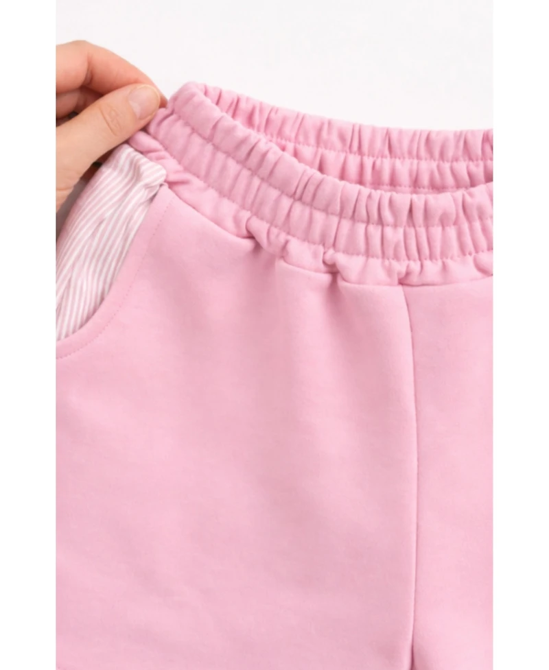 Bits & Bows Baby Girls Seersucker Pocket Shorts
