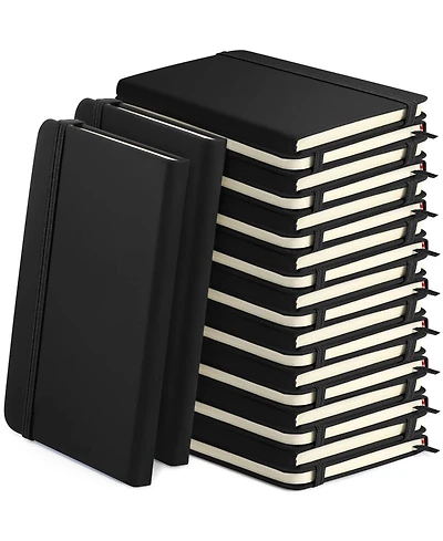 Gnuadz Lined Journal Notebooks A5 Hardcover Pu Leather Wide Ruled