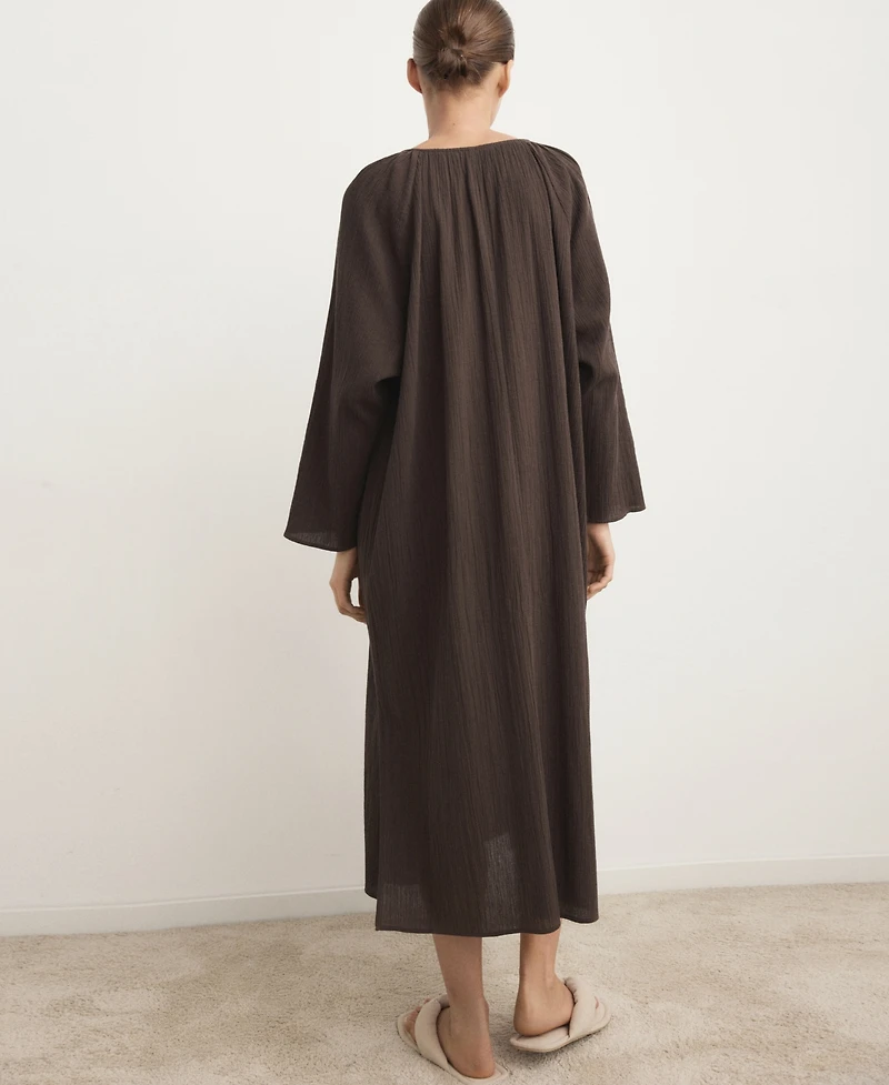 Mango Women's Cheesecloth Nightdress