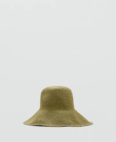 Mango Women's Natural Fiber Bucket Hat