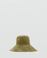 Mango Women's Natural Fiber Bucket Hat