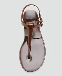 Mango Women's Buckle Closure Jelly Sandals