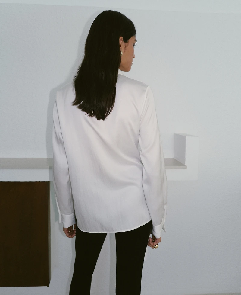 Mango Women's Side Knot Shirt