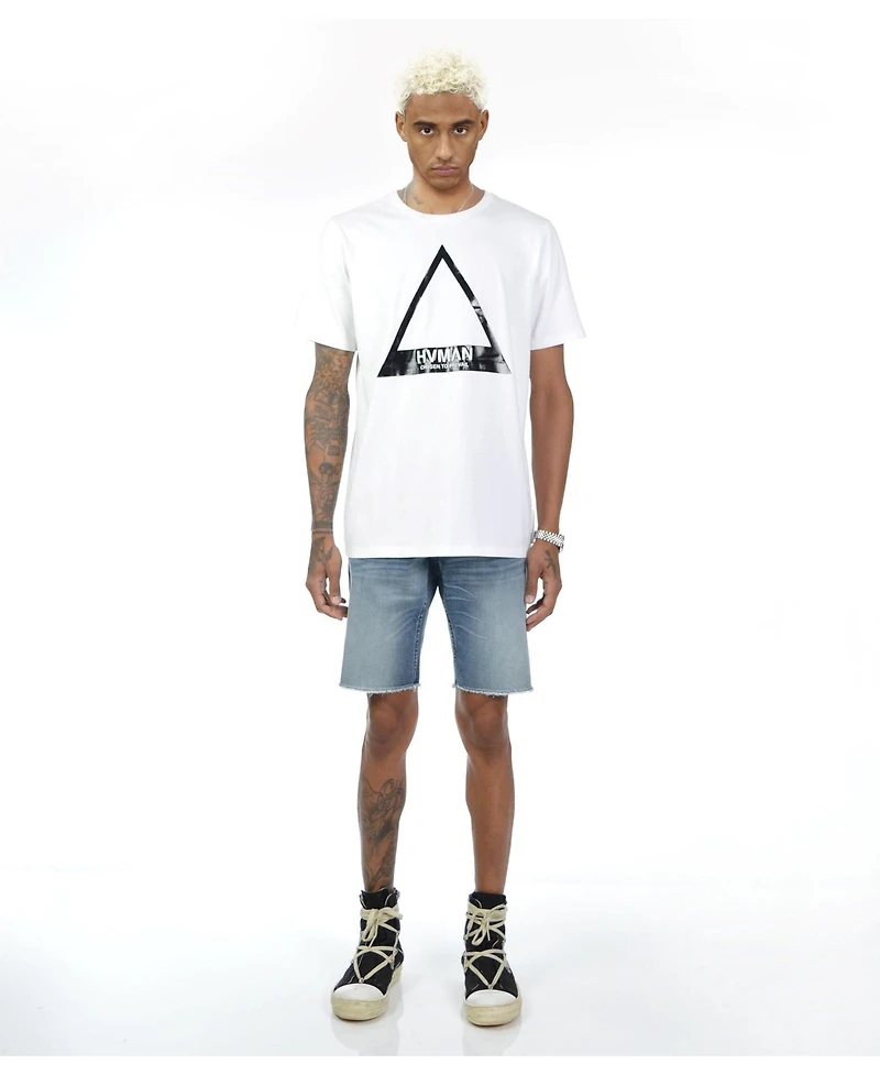Hvman Chosen To Prevail x Cult Men's Mero Slim Short Stretch Light Sand