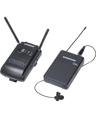 Samson Concert 88 Camera Frequency-Agile Uhf Wireless Lavalier Microphone System, D: 542 to 566 MHz