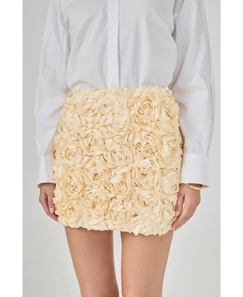 endless Rose Women's 3D mini skirt