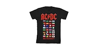 Ac/Dc Boys Acdc World Tour Flags Youth Black T-shirt-xl