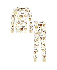 Hudson Baby Baby Boys Hudson Cotton Pajama Set, Breakfast