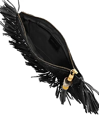 Rebecca Minkoff Lucia Raffia Mini Clutch Handbag