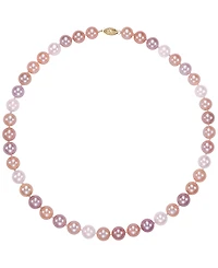 Macy's Freshwater Pearl (10-11mm) Necklace in 14k Yellow Gold