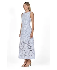 endless rose Women's Beaded Embellishment Midi Dress