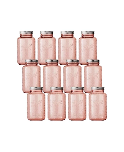 Ball Glass Mason Jars, Regular Mouth, Quart (32 oz), Pack of 12