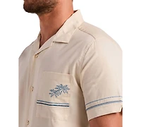 Cubavera Men's Short-Sleeve Camp Collar Shirt
