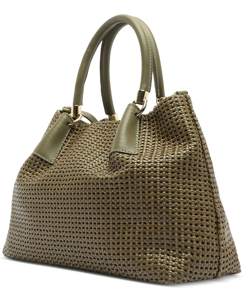 Arezzo Eva Small Leather Tote Handbag
