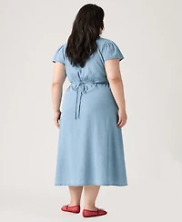 Levi's Plus Lilith Short-Sleeve Midi Dress