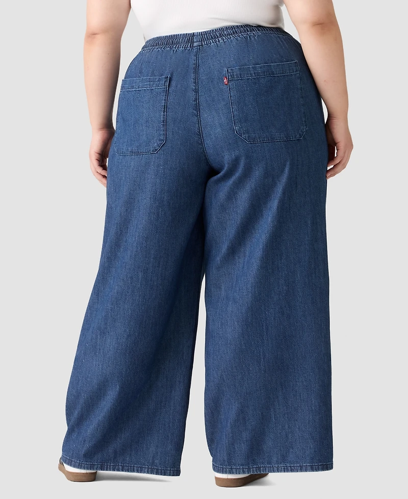 Levi's Plus Essential Wide-Leg Cotton Pants