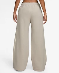 Nike Studio Fleece Women's Mid-Rise Wide-Leg Scallop Pants