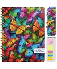 Gnuadz Academic Planner 2026-2027 Hardcover Butterflies