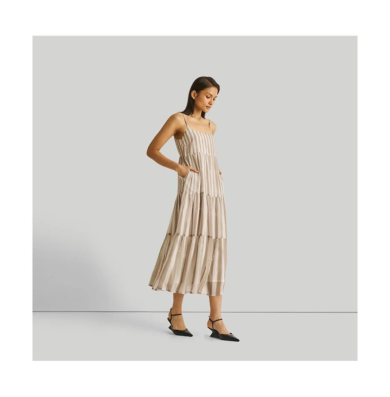 Reistor Women's Strappy Tiered Maxi Dress