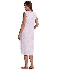 Miss Elaine Women's Scoop Neck Knitted Nightgown