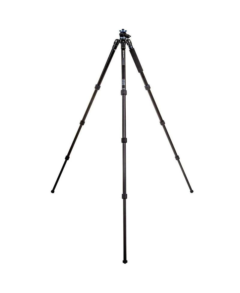 Benro Go Plus FGP28A 4-Section Aluminum Travel Tripod with Integrated Monopod, 65.2" Maximum Height