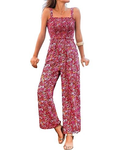 Cupshe Women's Saturday Night Floral Jumpsuit