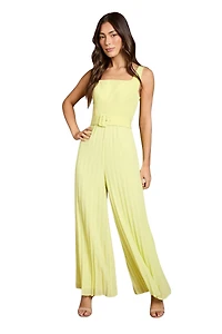 Coast Women's Seam Detail Pleated Wide Leg Jumpsuit