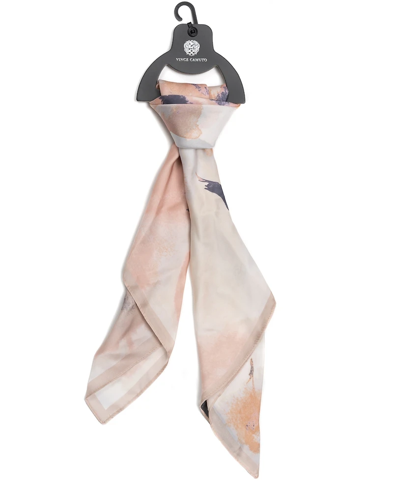 Vince Camuto Ink Blooms Square Scarf